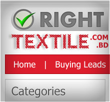 Right textile website built by Roopokar Bangladesh